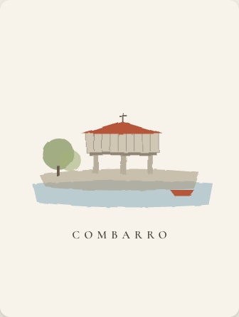 Postcard of Combarro